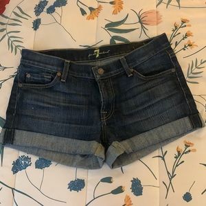 7 for all mankind shorts